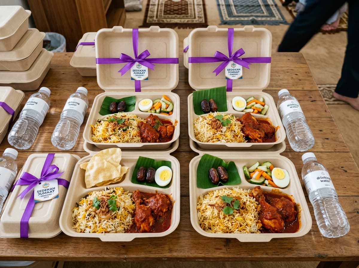 Juadah Makanan Sedekah Jumaat